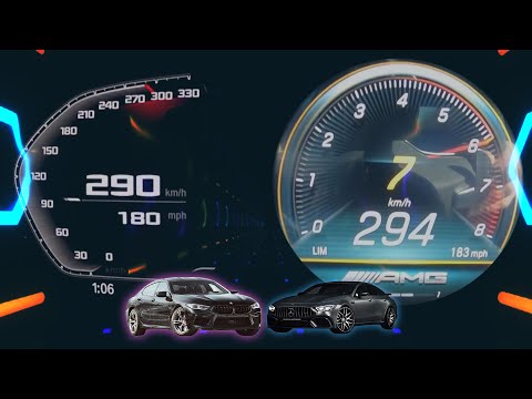 ACCELERATION BATTLE | BMW M8 COMPETITION VS MERCEDES GT63 AMG | 0-250 km/h