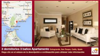 preview picture of video '3 dormitorios 3 baños Apartamento se Vende en Sotogrande, San Roque, Cadiz, Spain'