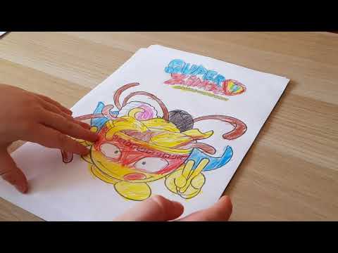 Adaś Plus Super Zings - Odcinek 13 - But z pierwszej serii i kolorowanki z serii piątej