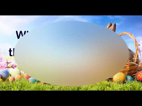 Easter game. What's inside the Easter egg?