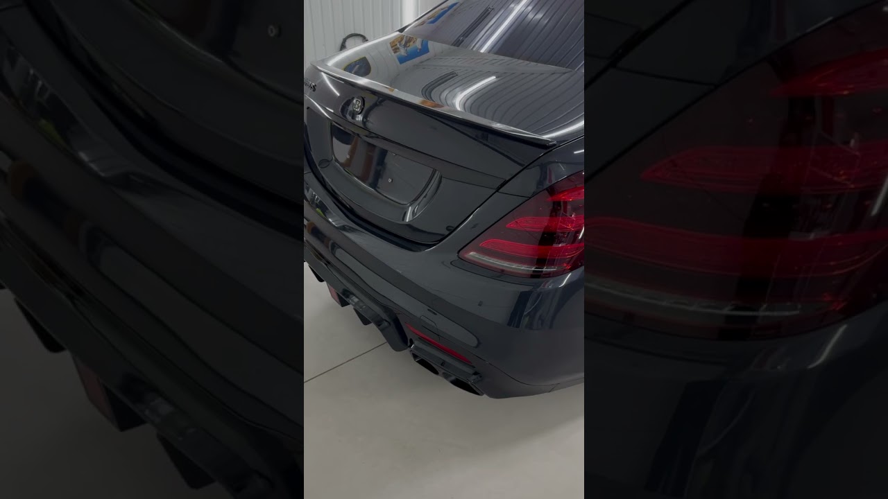 Mercedes S-сlass W222 2013-2022 гг. Комплект обвеса S65 AMG (2018-Restyling) Video 3