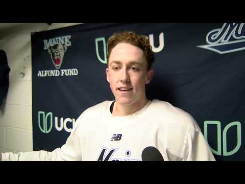 Maine Hockey 3rd Line Shine's in Opener