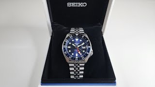 Seiko 5 GMT SSK003 Batman - Unboxing and First impressions