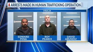 5 men arrested, 4 women saved in Visalia human trafficking sting