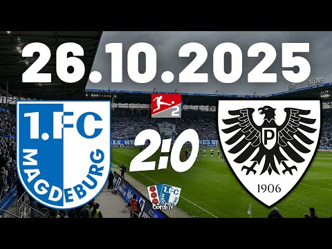 1.FC MAGDEBURG vs SC PREUßEN MÜNSTER (2:0) Von Fans für Fans - Emotionen pur | 26.10.2025
