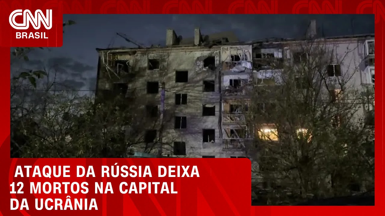 Ataques russos contra Kiev deixam ao menos 12 mortos | LIVE CNN
