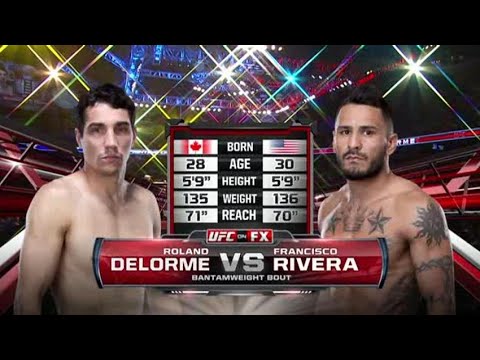 Roland Delorme vs Francisco Rivera full fight