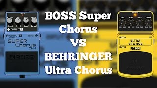 Video thumbnail for Boss CH-1 Super Chorus VS Behringer UC200 Ultra Chorus (Comparison) by Ryan Lutton