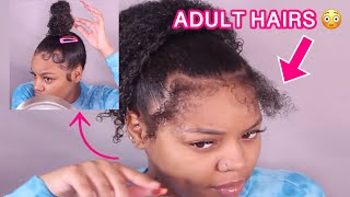 How to: Slay “Baby Hair” with Adult Hair | Ninja Bun