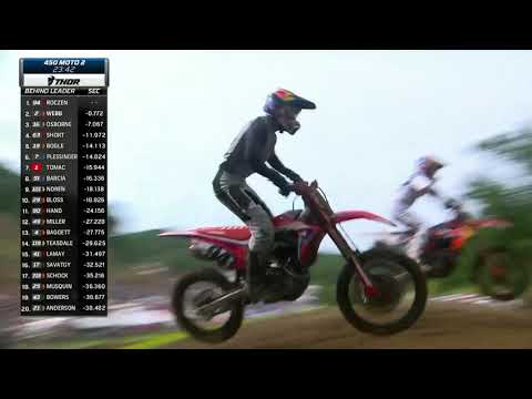 2019 Spring Creek National 450 Moto 2 Roczen and Webb