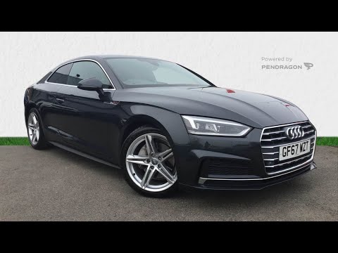Daytona Grey Audi A5 Diesel Coupe 2.0 TDI S Line 2dr S Tronic (Tech Pack)