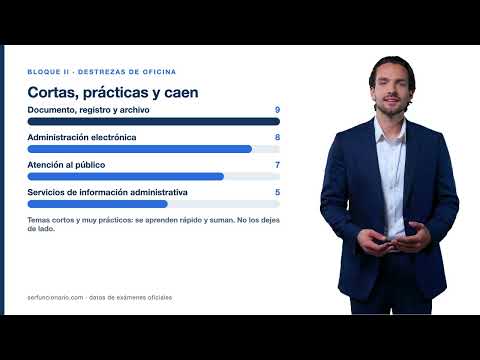 ¿Qué cae MÁS en Auxiliar Administrativo del Estado? (con los números de los exámenes oficiales)