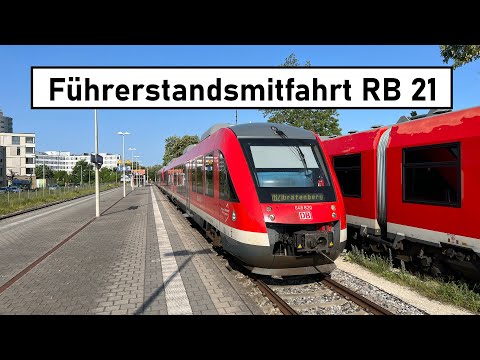 Cab view RB21 | Nürnberg Northeast Station - Gräfenberg