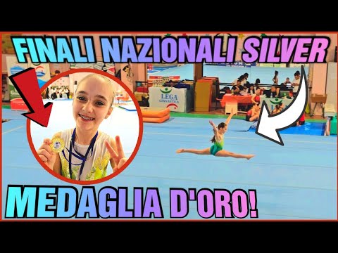 Vinco la medaglia d'oro🥇alle Finali Nazionali SILVER! ultima gara Ginnastica Artistica 2025🤭 (VLOG)