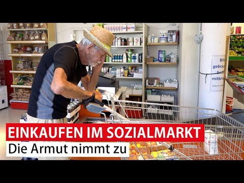 Armut steigt: Einkaufen im Sozialmarkt