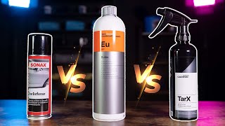 3 TEERENTFERNER im TEST | Wer entfernt Teer besser vom Auto? Eulex vs TarX vs Sonax