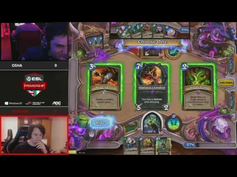Hearthstone - Osha vs Duncan - Week 4 - ESL Premiership