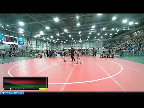 70 Lbs Cons. Round 1 - Jimmie Fewell, Cowboy Mat Club Vs Aime Coles, Canada 9099