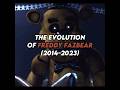 THE EVOLUTION OF FREDDY FAZBEAR IN FNAF 2014 2023 Shorts Fnaf Fnafedit Fyp Viral Evolution