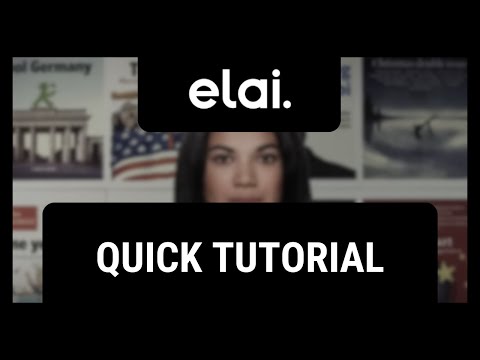 Elai.io Tutorial