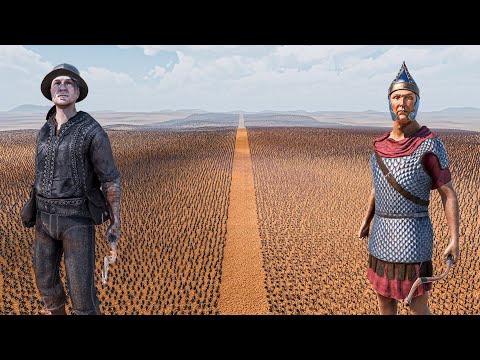 500.000 MEDIEVAL ARCHERS vs 500.000 ROMAN ARCHERS - Ultimate Epic Battle Simulator 2 UEBS 2