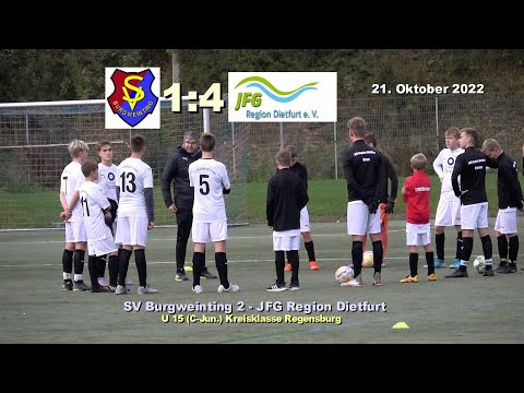 SV Burgweinting 2 - JFG Region Dietfurt 1:4 - U 15 (C-Jun.) Kreisklasse Regensburg