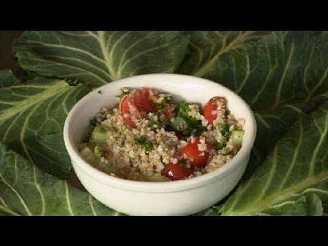 Lebanese Cracked Wheat Salad : Middle Eastern & Mediterranean Salads