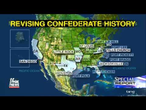 Confederate landmarks cause problems from coast to coast
