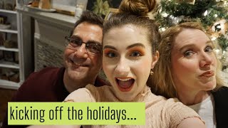 Thanksgiving Day Vlog 2020 | Drinking Eggnog, Christmas Tree Decorating, Thanksgiving Dinner