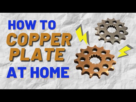 Copper Plating at Home - Easy Electrolysis & Electroplating