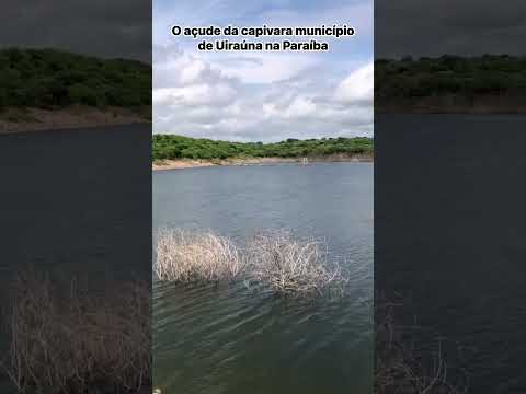 Mostrando a vocês  o açude da capivara município da cidade do Uiraúna paraíba