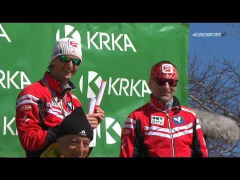 Gregor Schlierenzauer - 253,5 m (Fall) - Planica 22-03-2018 - EUROSPORT