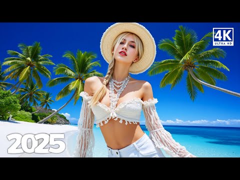 Tropical Summer Vibes 2025 🌴 The Best Of Vocal Deep House Music Mix 4K UHD for TV Relaxation