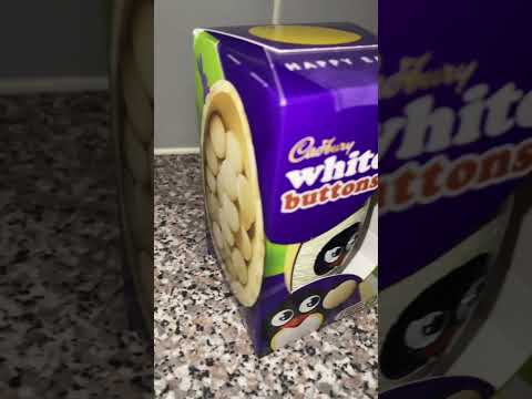 Cadbury white buttons Easter egg #happyeaster #shortsfeed #shortsviral #whitechocolate