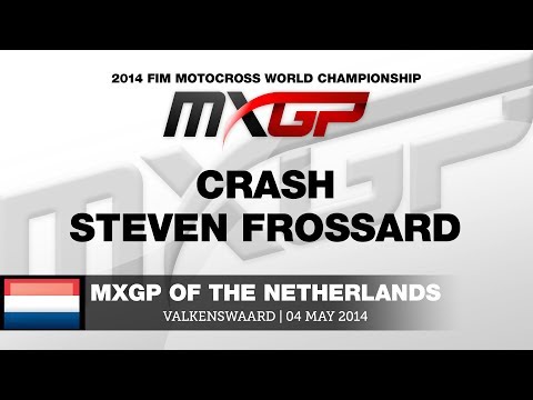 MXGP of the Netherlands 2014 Steven Frossard Crash - Motocross