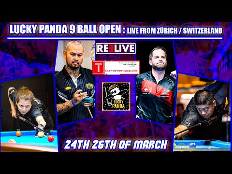 Table 2: Lucky Panda 9 Ball OPEN 2023 day 2 Jubiläumsturnier powered by Tournamentapp & REELIVE