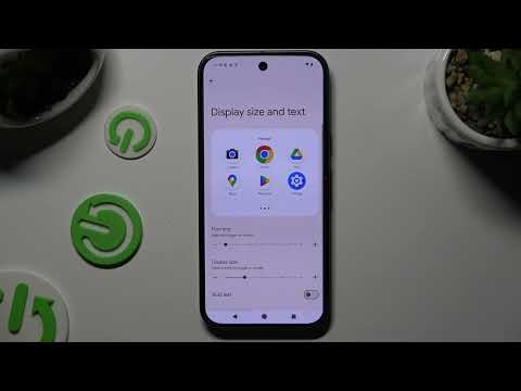 How to Change Font Size on GOOGLE Pixel 9 – Display Settings
