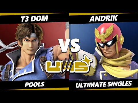 UAS: LAS - T3 Dom (Richter) Vs. Andrik (Captain Falcon) Smash Ultimate - SSBU