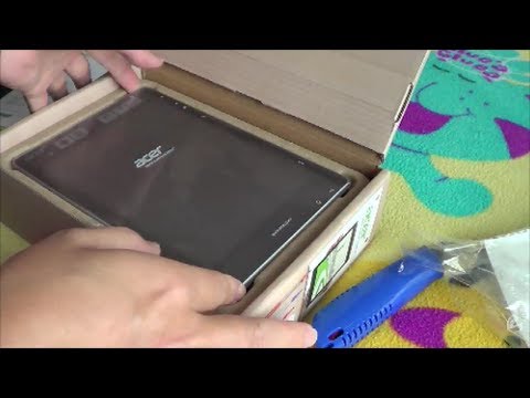 Acer Iconia A1-810 16 Gb Tablet Unboxing and Initial Setup