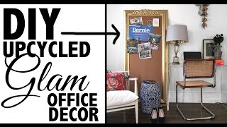 DIY Upcycled Office Decor  |  Home Decor