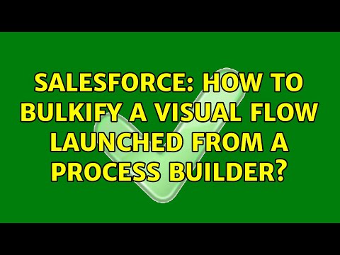 Salesforce: How to bulkify a Visual Flow launched from a Process Builder?