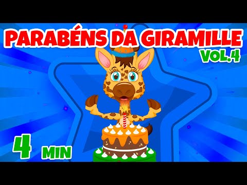 Parabéns da Giramille Vol. 4 - Giramille 4 min | Desenho Animado Musical
