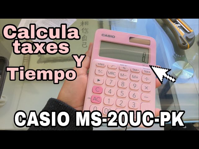 Vídeo relacionado con Casio MS-20UC-PK - Calculadora, 2.3 x 10.5 x 14.95 cm, color rosa