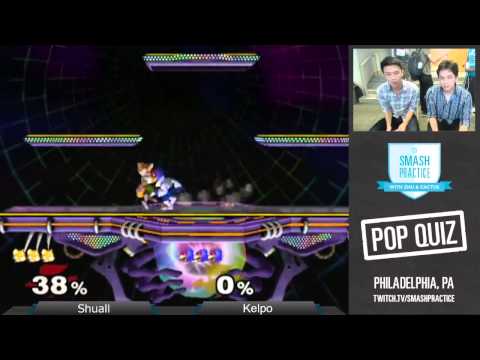 Pop Quiz I - Winners Round 2 - Zhu (Falco) vs R2DLiu (Fox) - SSBM Smash Melee