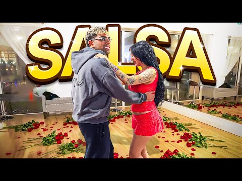 N3on & Malu Trevejo Take Salsa Lessons!