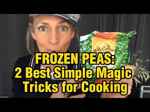 FROZEN PEAS: 2 Best Simple Magic Tricks for Cooking