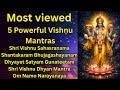 5 Powerful Vishnu Mantras Vishnu Sahasranama Shantakaram Narayan Mantra Peace Protection