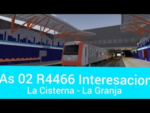 Metro De Santiago I As 02 R4466  Interesacion La Cisterna - La Granja 