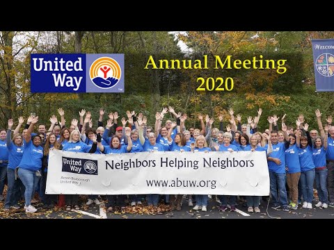 Acton-Boxborough United Way Annual Meeting 2020