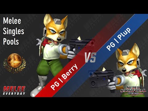 Aegis - PG | Berry (Fox) vs. PG | Plup (Fox) - SSBM - Singles Pools - Wave B